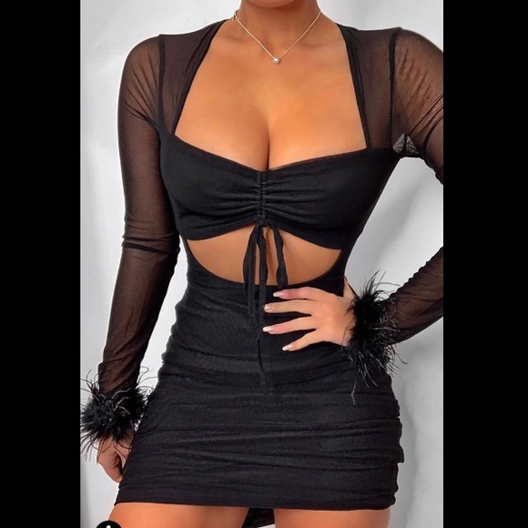 Fashion Nova Dresses & Skirts - Fashion Nova Take My Autograph Midi Dress Black